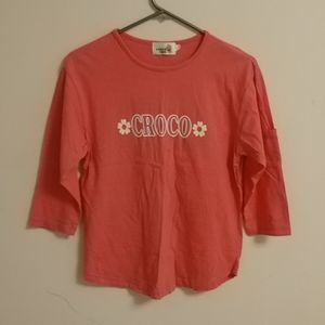 Croco Kids Pink Shirt (Size 14)